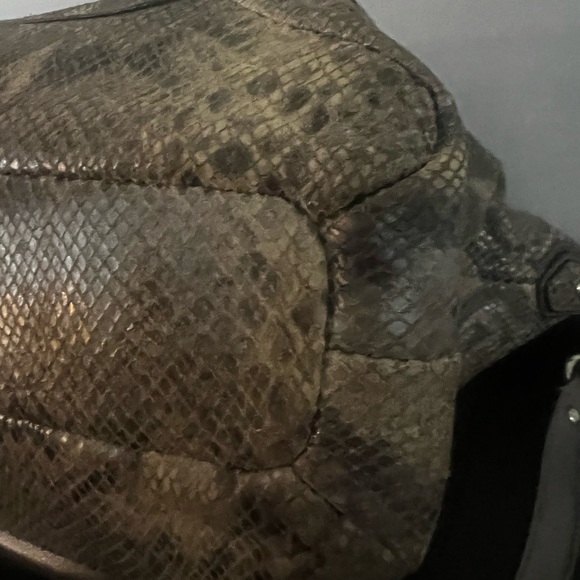 Coach Campbell Exotic Leather Large Satchel - Picture 14 of 14